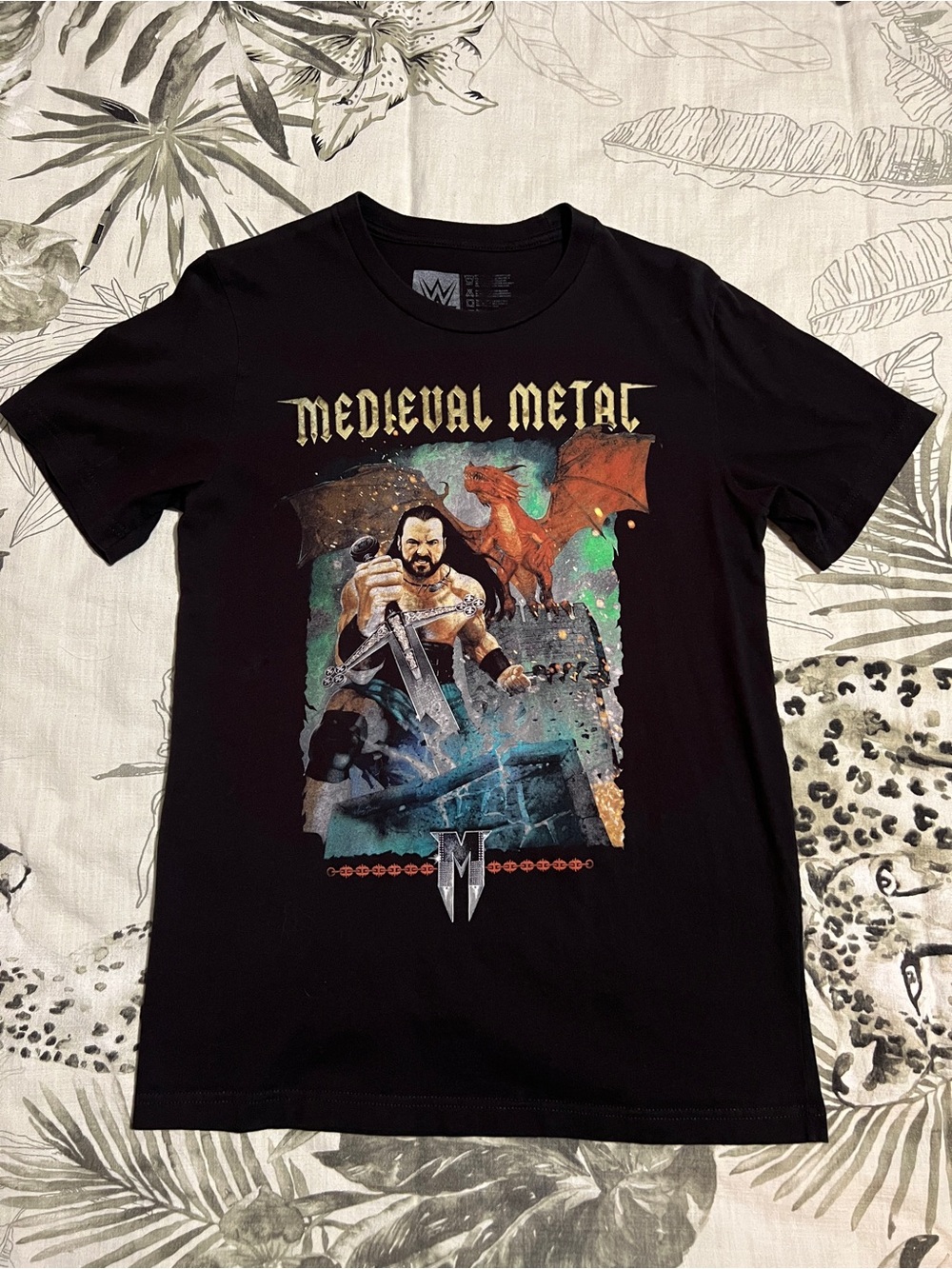WWE Drew McIntyre T-shirt, Officially Licensed Apparel, Unisex Medium, Wrestling